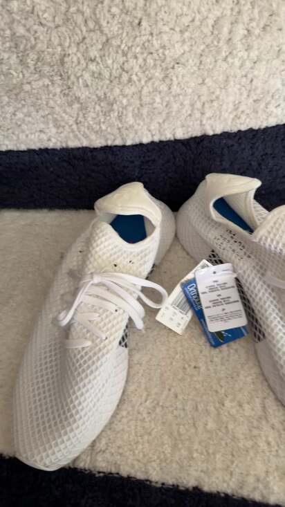 Adidas Deerupt Runner White/Black CQ2629 US mens 9 - Picture 2 of 4